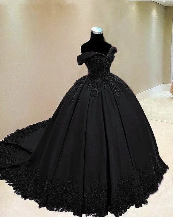 Women's Clothing for Every Season and Trend Ball Gown Prom Dresses Black Prom Dresses Party Gowns    S2809