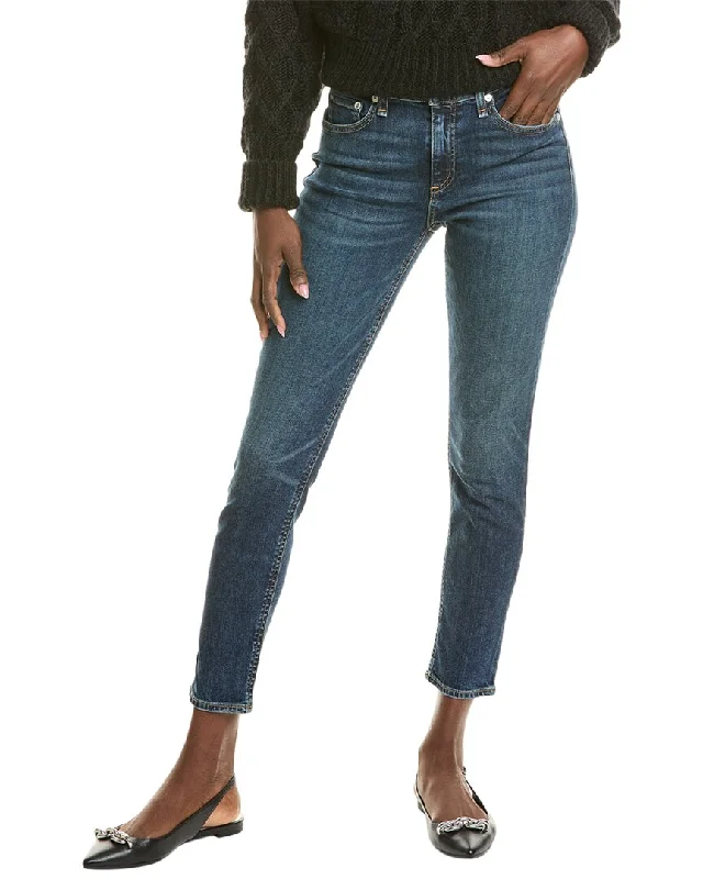 Chic Women's Clothing for Date Nights rag & bone Cate Mid-Rise Marigold Ankle Skinny Jean