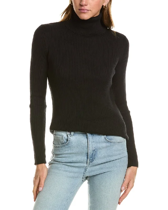 Women's Clothing Outfit Set Hannah Rose Turtleneck Cashmere-Blend Sweater