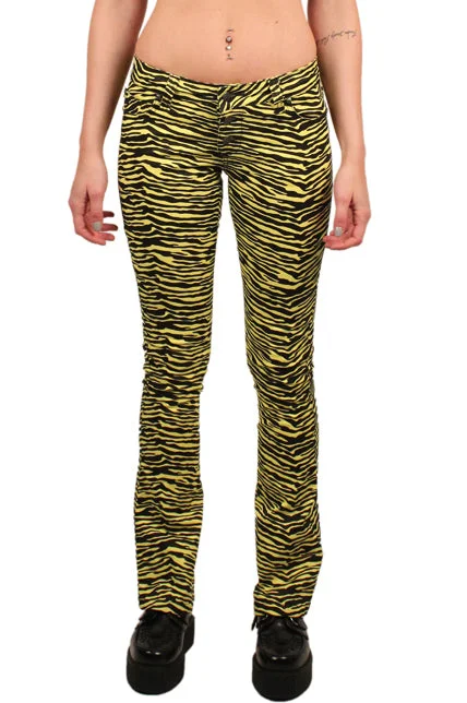 Women's Clothing for All Occasions Bootcut Jeans Tiger Print