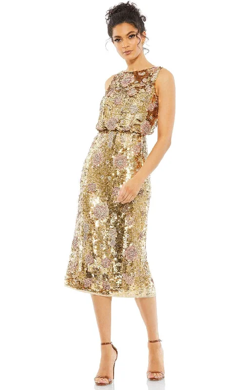 Clothes For Woman Mac Duggal 93614 - Sequined Floral Dress