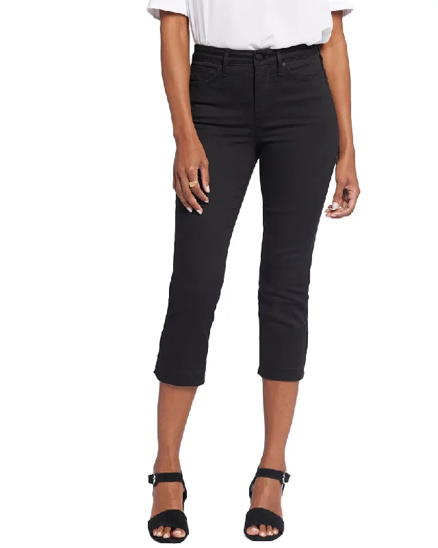 Online Shopping Boutiques NYDJ Chloe Black Capri Jean