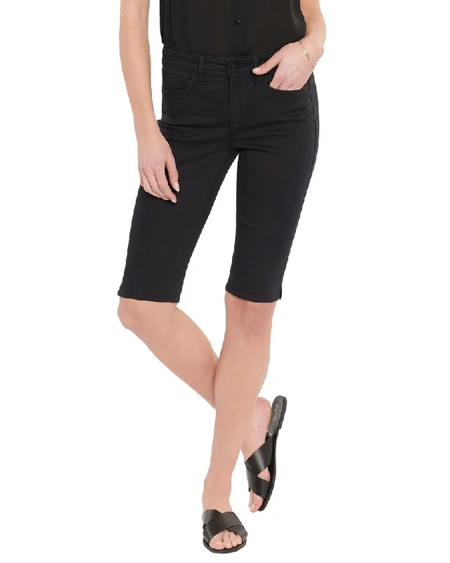 Online Boutiques NYDJ Petite Bike Black Capri Jean