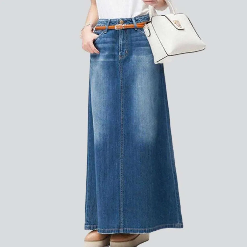 Clothes For Women Long jeans skirt for women