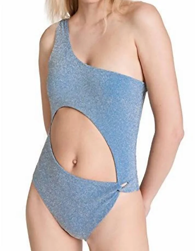 Everyday Women's Fashion Trends Glitter One Piece In Blue