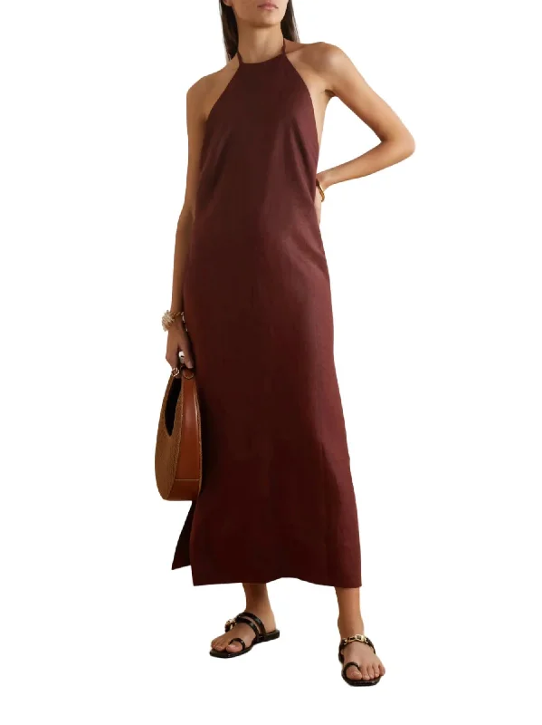 Clothing Brands Antonia Dress In Coffee