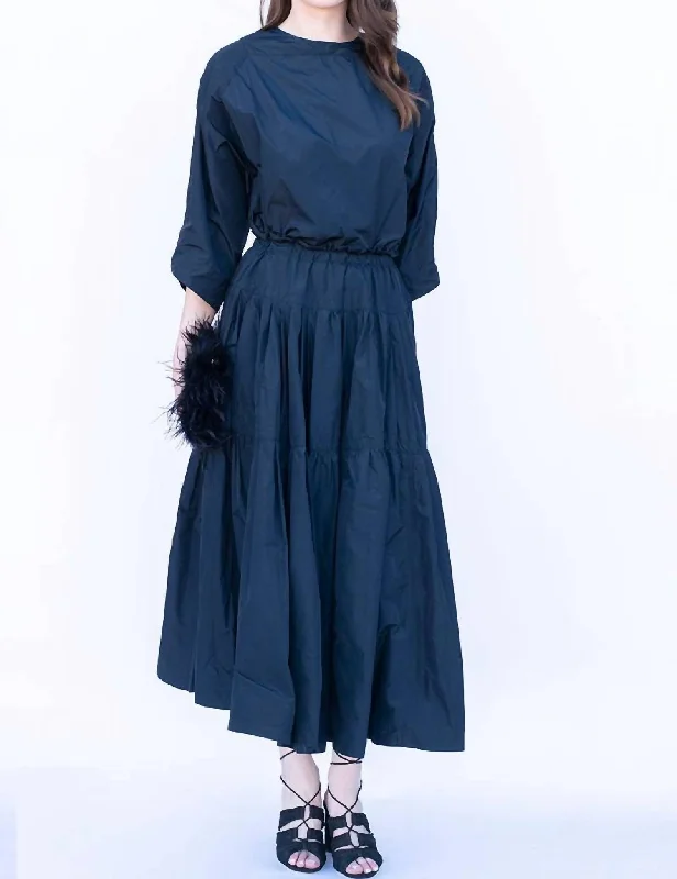 Best Clearance Sales Right Now Blouson Skirt In Navy