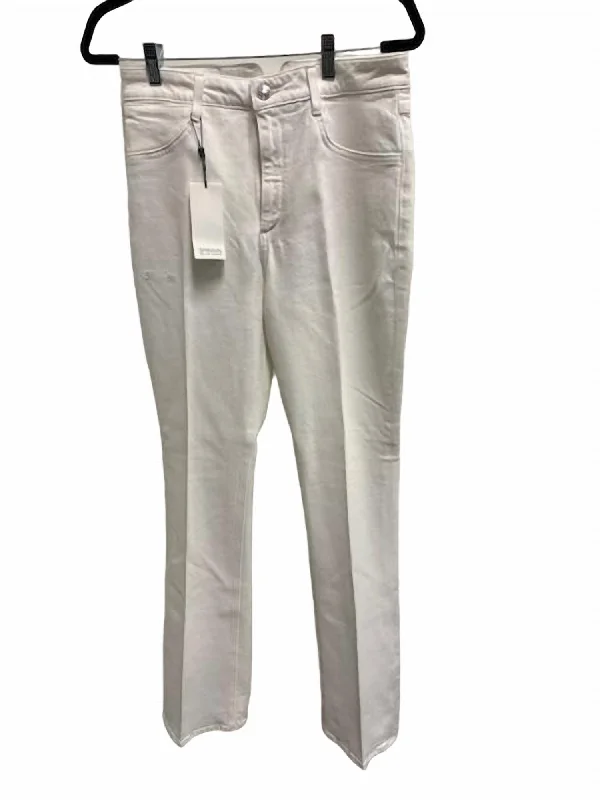 Affordable Online Boutique Micro Flare Jeans In White