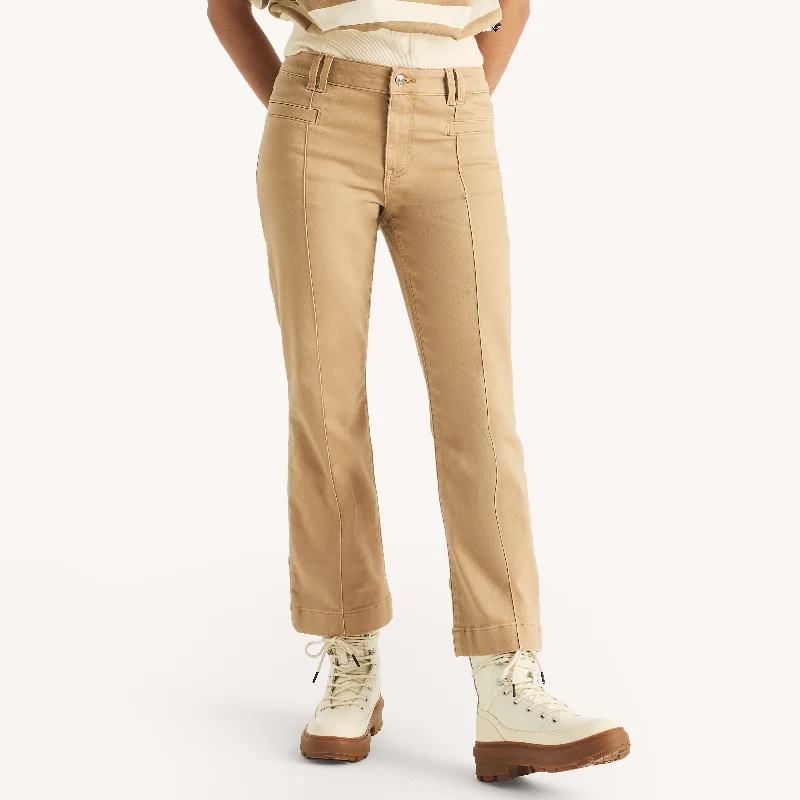 Exclusive Online Sale Nautica Womens Sateen Mid-Rise Demi Bootcut Pant