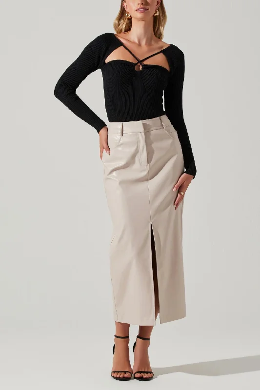 Affordable Women's Clothing Online Karolyna Skirt In Ecru