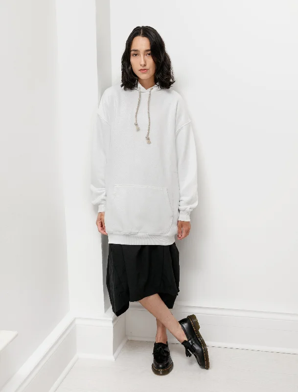 Holiday Gift Guide Sale Hooded Sweatshirt Reverse Label Optic White