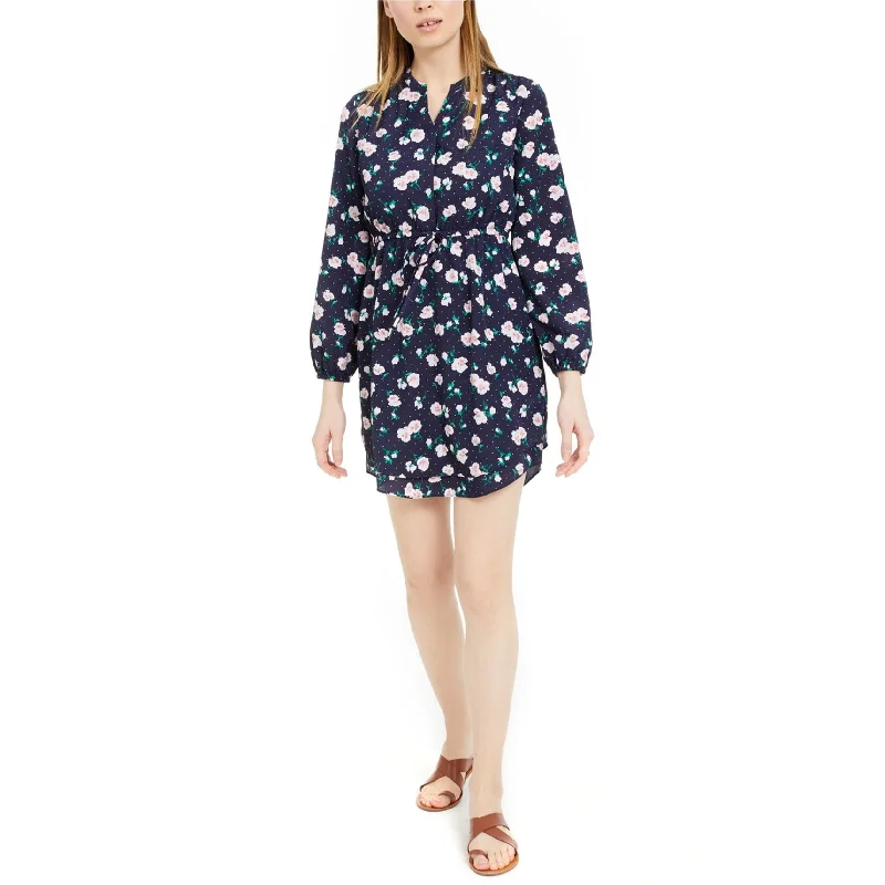 Clothes For Women Maison Jules Womens Floral Shirt Dress