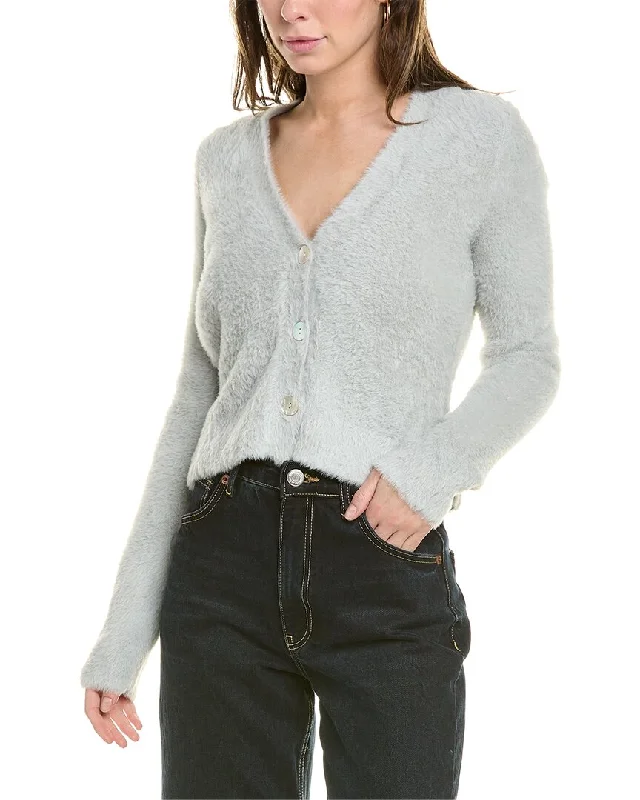 Clothing Sales Vince Eyelash V-Neck Cardigan