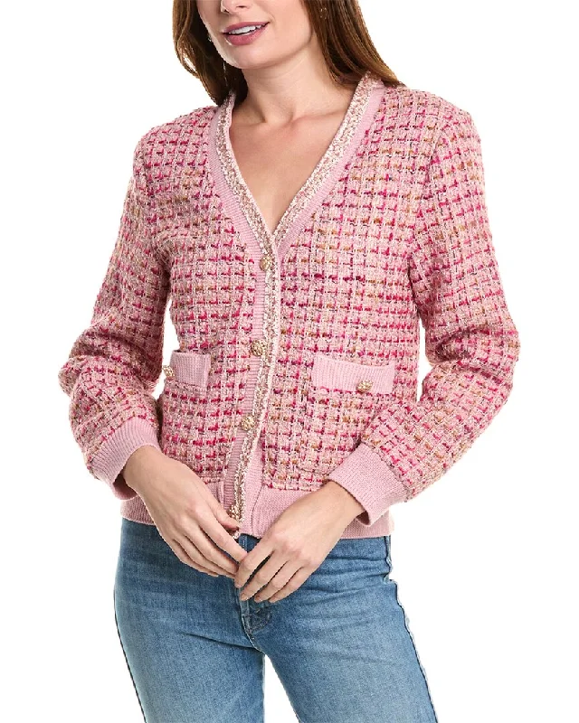 Women's Comfy Loungewear Outfit FATE Tweed Cardigan