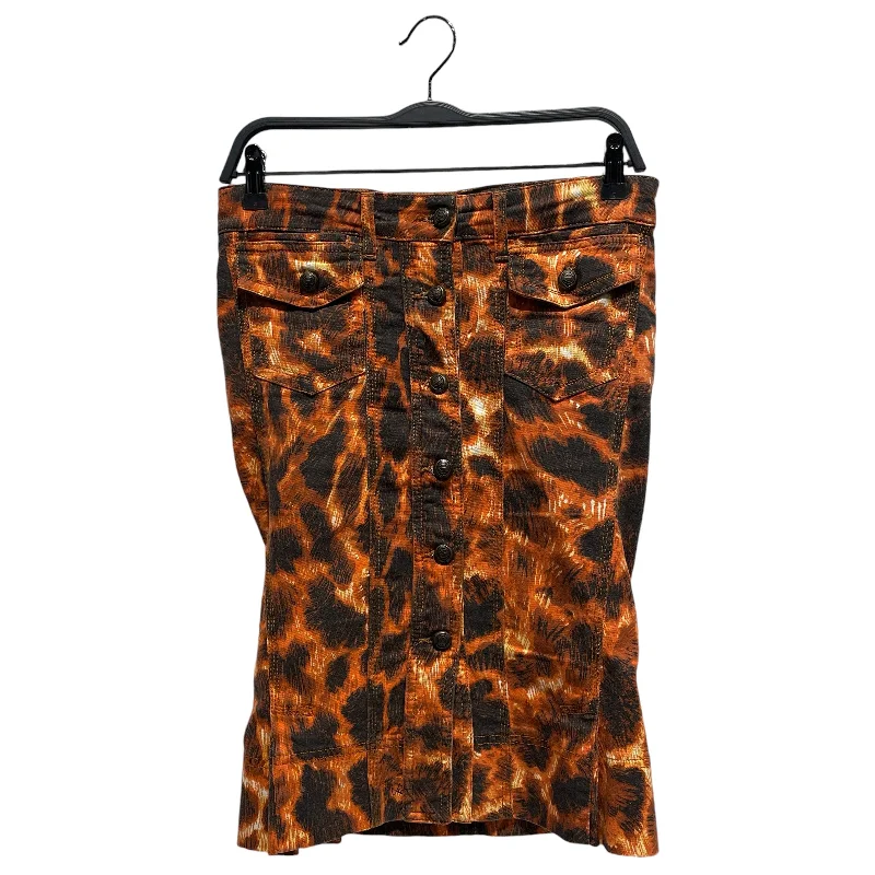 Clothes Woman Just cavalli/Skirt/38/Animal Pattern/Denim/ORN/