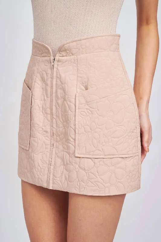 Women's Athletic Outfit Journee Mini Skirt In Peony