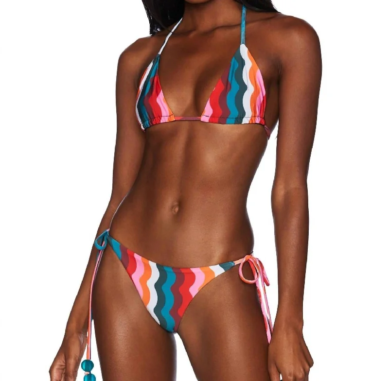 Elegant Women's Clothing Soleil Bottom In Tropical Wave