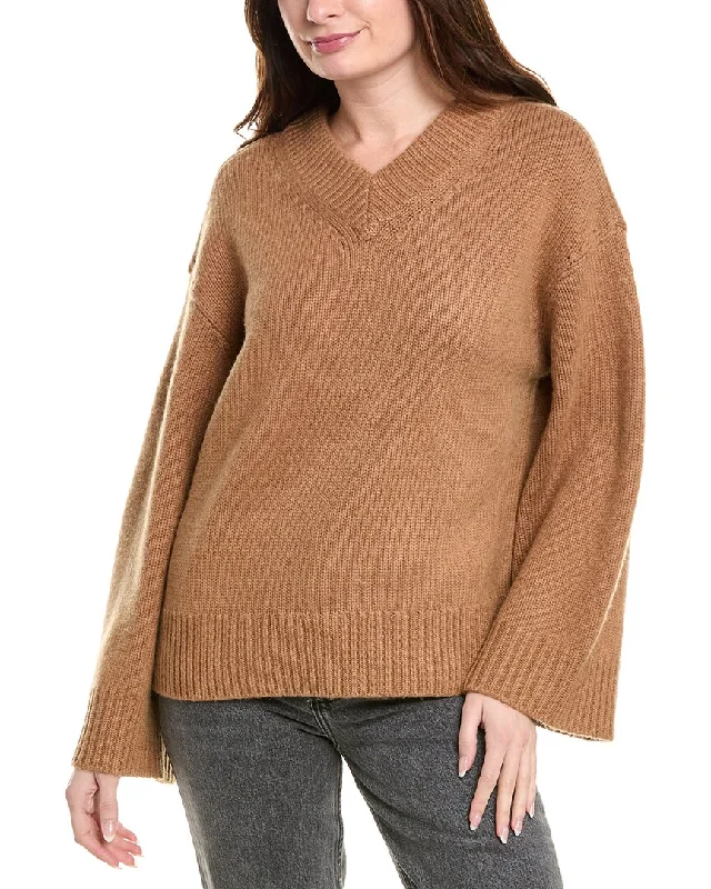 Online Boutiques Clothing rag & bone Danica V-Neck Wool & Cashmere-Blend Sweater