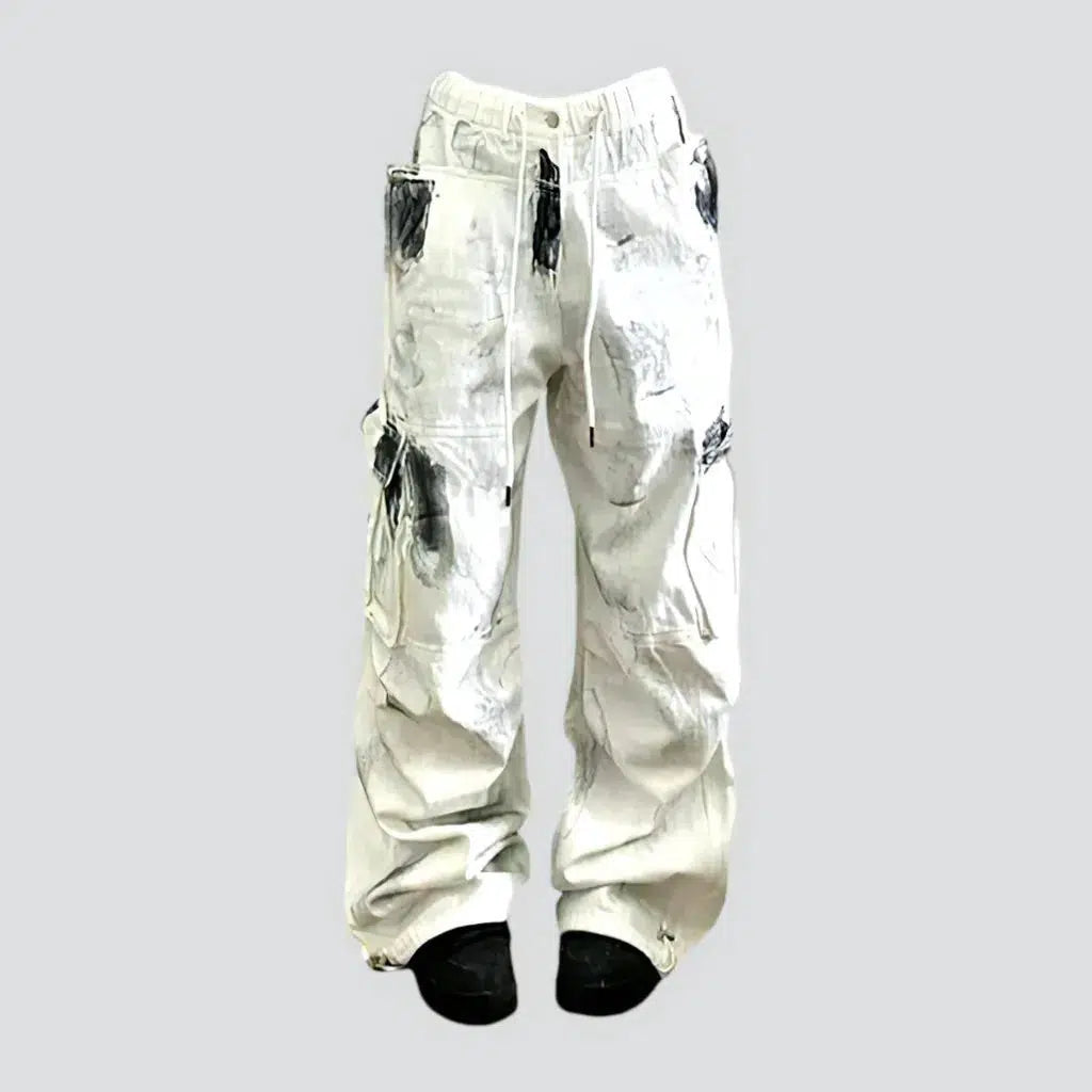 Flash Sale Clothing White vintage jeans
 for women