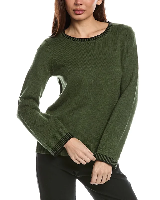 Flash Sale Online T Tahari Wide Sleeve Jersey Pullover