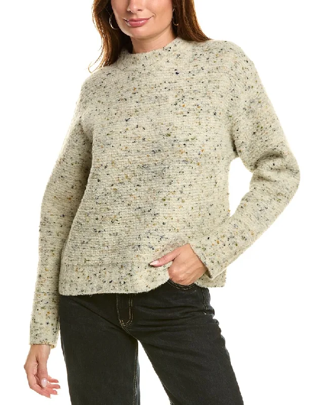 Clothing For Women Theory Boxy Wool-Blend Sweater