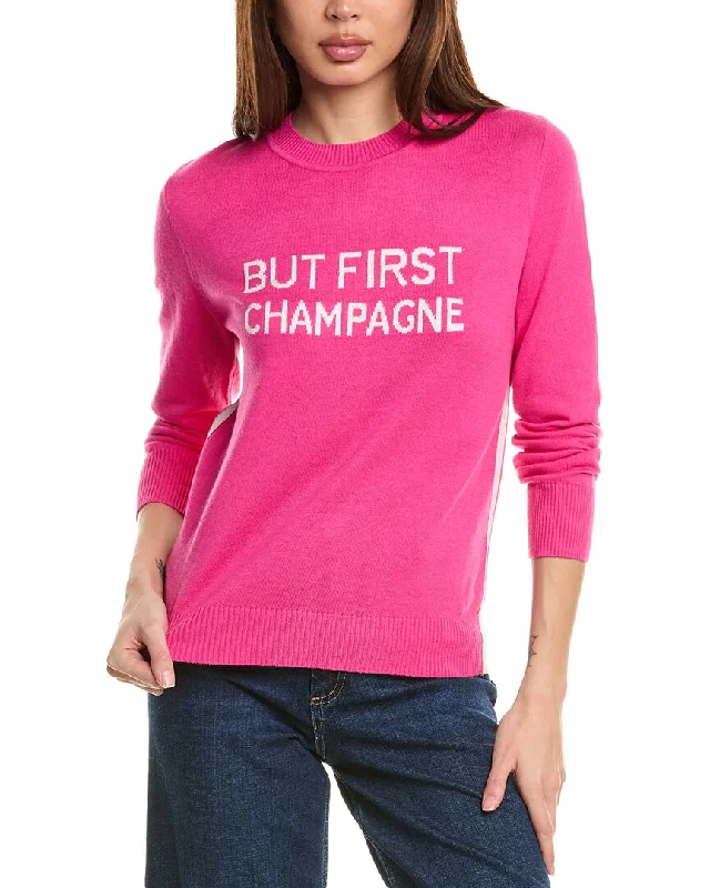 Women's Online Clothing Boutique Hannah Rose Let's Toast Cashmere-Blend Sweater