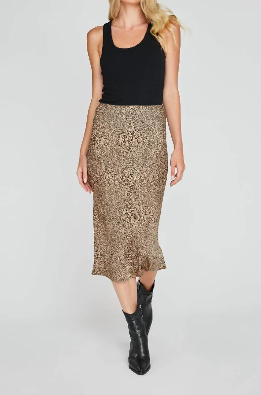 Women's Relaxed Outfit Florentine Skirt In Sand