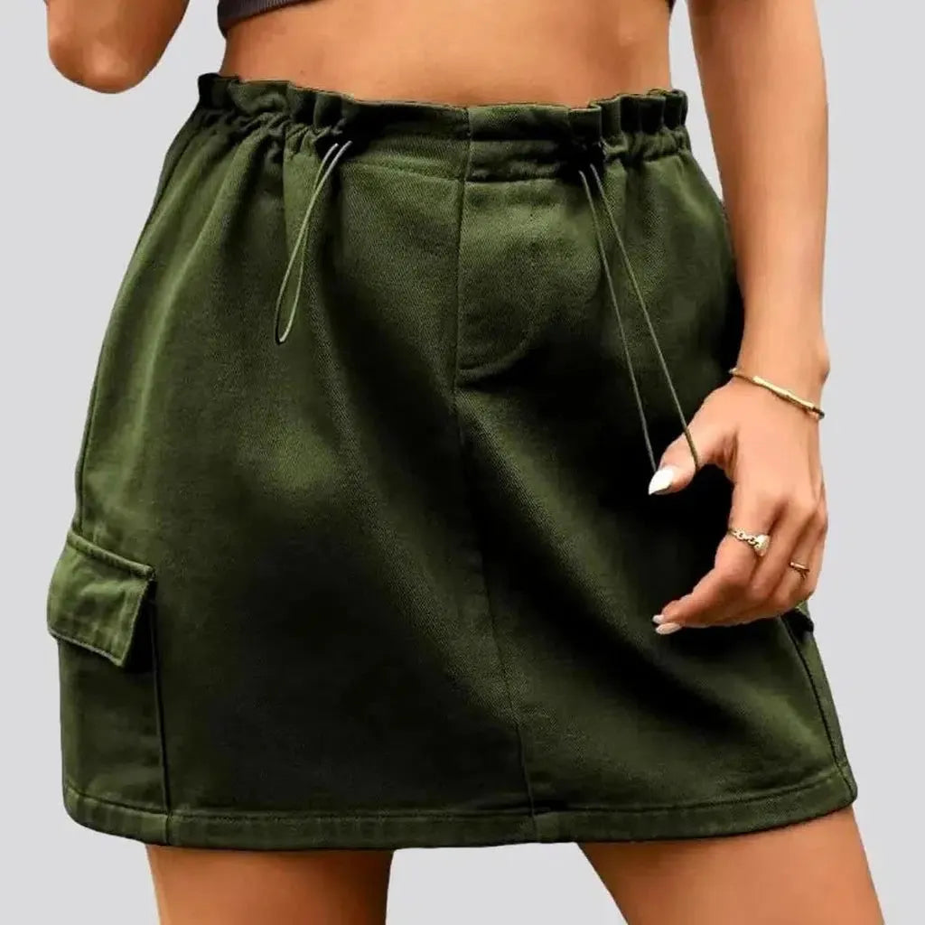 Online Boutiques Fashion mini women's jeans skirt