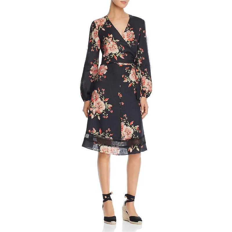 Women's Seasonal Wardrobe Clothing Le Gali Womens Floral Wrap Dress