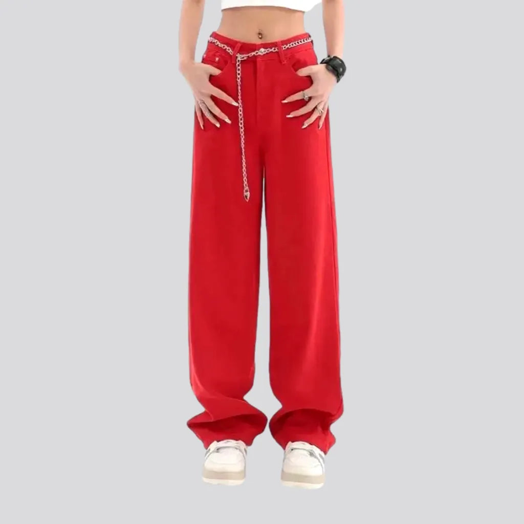 Flash Sale Or Flash Sales Floor-length women's jeans pants