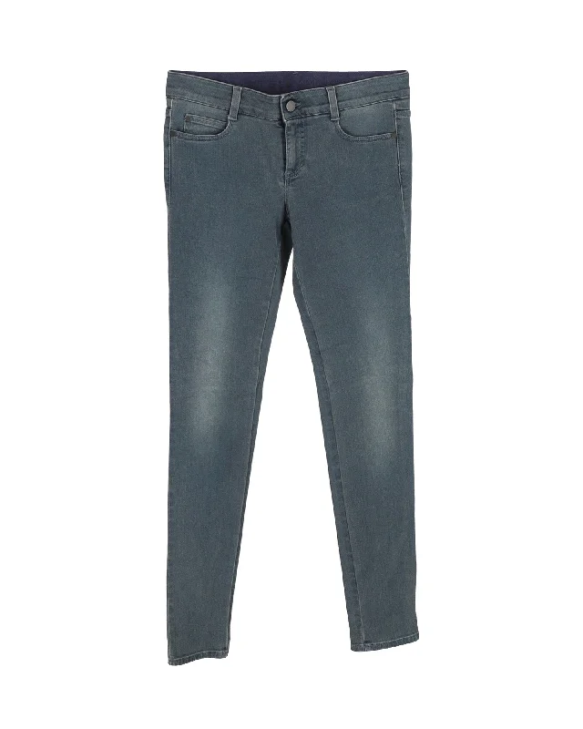 Women's Clothing With Trendy Designs Stella Mccartney dark grey skinny jeans