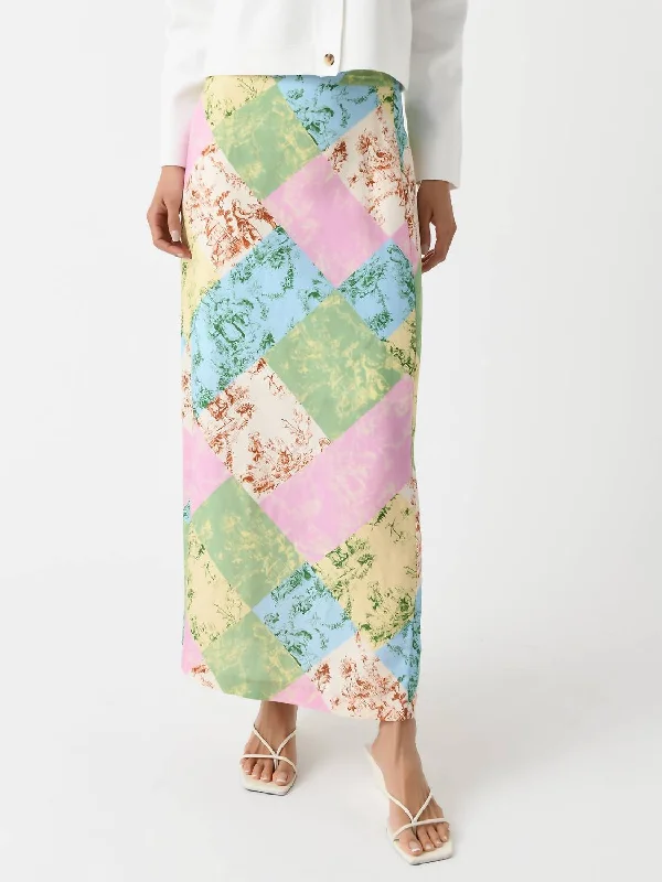 Trendy Boutique Online Laurel Skirt In Patched Toile De Juoy