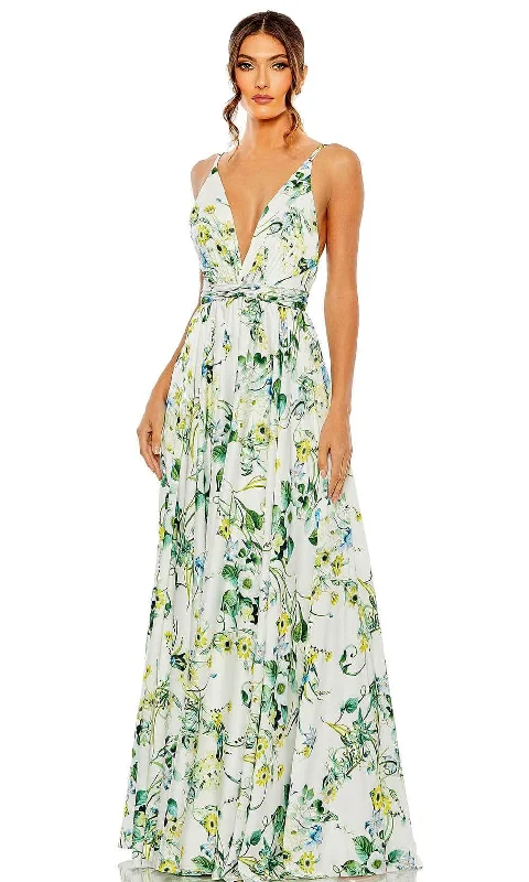 Flash Sales This Week Ieena Duggal 55983 - Floral A-line Dress