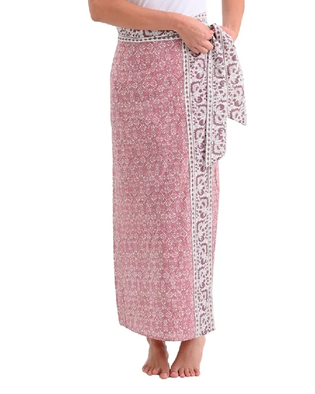 Charming Everyday Clothing For Women Pomegranate Wrap Skirt